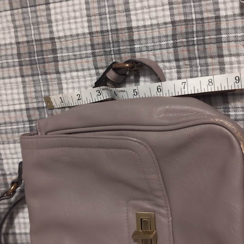 Backpack purse, beige. - Picture 5 of 7